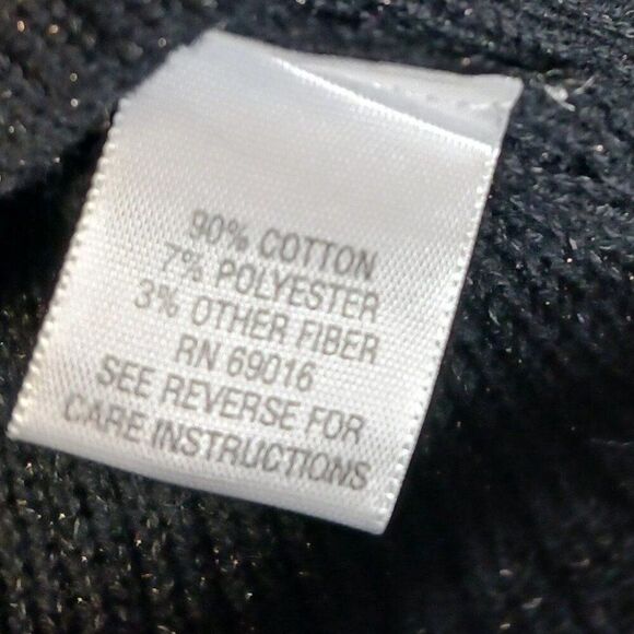 Studio Works Women's XL Black Sparkle Sweater - Picture 5 of 10